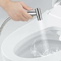 Pikkukuva 2 / 5: Bidet-käsisuihku, bidee-liitäntä kylpyhuoneen wc-kalusteisiin G1/2 tuuman venttiilillä, käsisuihku 1,5 m suihkuletkulla ja suihkusuuttimella
