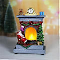 Miniatyrbild 5 av 5: Lysande Julgransprydnader Harts Husdekoration Tomte Varmluftsballong Miniatyr Juldekoration A