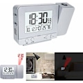 Miniatyrbilde 4 av 5: Projektor Vekkerklokke, Projektor Klokke LED Display Projektor Klokker Roterende Vekkerklokke med Bakgrunnsbelysning og Snooze-funksjon for Hjem Soverom
