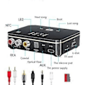 Miniatyrbillede 3 af 5: M8 Bluetooth 5.0 Audio Receiver Transmitter APTXLL 3.5mm AUX Musik Trådløs Adapter med Mikrofon NFC til Bil TV Højttalere