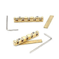 Miniatyrbild 4 av 5: Elektrisk Gitarr Mässingssadel 42mm Höjdjusterbar Mässingsrullsadel Gitarrsadel 6-strängad Elektrisk Gitarr Ersättningsdelar