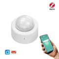Miniatyrbild 1 av 5: ZigBee Rörelsesensor Alarm Smart Människokropps Induktion PIR Sensor 5m 120-graders Detekteringsområde APP Kontroll Realtidsövervakning Intelligent Länkning