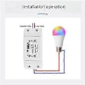 Miniatyrbillede 1 af 5: WiFi Smart Switch Relæ Universal Afbryder Timer APP Trådløs Fjernbetjening Automation Virker med Alexa Home