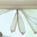 Miniatyrbilde 2 av 5: Romersk rullegardin Loop Gardiner Kjøkken Romerske Nyanser Sheer Blind Loop Gardiner Moderne Voile Sand LxH 140x155cm 1 stk