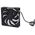 Miniatyrbillede 2 af 4: Solpanel Ventilator Dobbelt Udstødningsventilatorer Luftventilation Varmeafledning 10W til Drivhus Skur