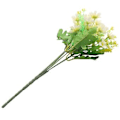 Miniatyrbillede 4 af 5: 1 Buket 28 Kunstige Tusindfryd Blomster Indendørs Udendørs Hængepotte Hjem Bryllup En Cemet