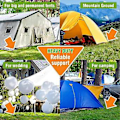 Miniatyrbilde 5 av 5: 20 stk. teltplugger, festepinner, jordplugger, camping sandspiker, 18 cm aluminiumsplugger, hage, utendørs camping teltplugger