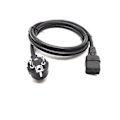 Miniatyrbillede 2 af 5: Core 2.5 Firkantet Stik Kabel Rør Sokkel Til C13 Pin Connect Cab