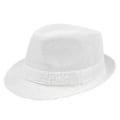 Miniatyrbilde 1 av 5: Flosshatt ensfarget jazzhatt herre britisk hatt dame allsidig fritidsskygge fire sesonger cowboyhatt gentleman hatt