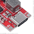 Miniatyrbild 4 av 4: Litiumbatteri Boost Modul Typ C Gränssnitt PCB Step Up Boost Modul för Skydd DC36V 1A
