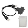 Pikkukuva 2 / 4: Kaksois-USB-sovitin, kiintolevysovitinkaapeli, kiintolevysovitinkaapeli, Plugin SATA -sovitinkaapeli, ammattimaisesti valmistettu