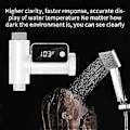 Miniatyrbilde 2 av 4: LED Digital Dusjtermometer 0~100 (41~185) Baby Badevanntemperatur Monitor 360-graders Roterende Display Celsius/ Fahrenheit Bryter For Barn