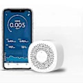 Miniatyrbilde 1 av 5: Digital CO2-måler Gassdetektor CO2-sensor Luftkvalitetsmonitor Formaldehyd TVOC Karbondioksid Trådløs App Luftanalysator