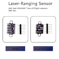 Miniatyrbilde 5 av 5: Vl53l0x Time-of-flight (tof) Avstandsmålingssensor Breakout 940nm -vl53l0xv2 Avstandsmodul I2c Iic