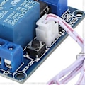 Miniatyrbild 4 av 4: Relämodul Bistabil 1 Knapp StartStopp Självlåsande Elektronisk Kontrollkomponent DC12V