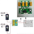 Miniatyrbild 1 av 3: För Hem Rvv4 Trådbunden Video Dörrtelefon Intercom Entry System 1 Monitor 2-4st Dörrklocka Kamera Multi Dörr Distributör