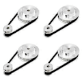 Miniatyrbillede 1 af 5: 4 stk. Gt2 Synkront Hjul 20&60 Tænder 5mm Boring Aluminium Timing Remhjul