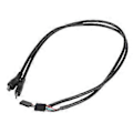 Pikkukuva 5 / 5: (2 kpl) 50cm 5-nastainen emolevyn naarasliitin Micro-usb urosadapteri Dupont-jatkokaapeli (5-nastainen
