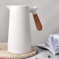 Miniatyrbillede 4 af 5: 1l Glas Vakuum Termokande Varm Kande Hjem Lækagesikker Varm Potte Til