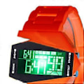 Miniatyrbillede 4 af 5: Unisex LED Fly Digitalur: Farverigt Multifunktionelt Design til Stilfulde Mænd og Kvinder i Orange