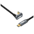 Pikkukuva 5 / 5: PD 100W USB C - Type C Kulma OTG Datakaapeli USB 3.2 Gen 2 10Gbps Datasync 5A Virransyöttö 4K60Hz, J