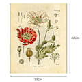 Miniatyrbild 5 av 5: 3 st Blomsterväv Väggbonad Vildblomma Växt Floral Vävdiagram Liten Väv För Sovrum