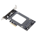 Pikkukuva 2 / 4: PCIE-laajennuskortti, U.2 - PCIe-sovitin SF SSD -sovitinkortti PCIe-sovitin, rakennettu tarkkuutta varten