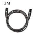 Pikkukuva 5 / 5: XLR-audiokaapeli Karaoke-mikrofonin äänitykkikaapeli Uros-naaras XLR-kaapeli XLR-jatkojohto Mikrofonikaapeli 1 metri