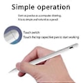Miniatyrbilde 5 av 5: Aktiv pekepenn for nettbrett med håndflateavvisning, tiltsensitivitet, skråstilling, fet skrift, presis magnetisk pekepenn for IOS-nettbrett, hvit
