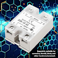 Miniatyrbilde 3 av 5: SSr 10 AA 10A Solid State Relé Modul SSR AC-AC Inngang 90-250V AC Utgang 24-480V AC
