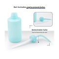 Miniatyrbillede 3 af 5: 10 stk. 250 ml Vask Blå Smal Mund Klemme Laboratorie Plastik Spildsikker Bøjet Mund Vandingskander
