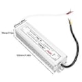 Miniatyrbillede 3 af 4: BERM Vandtæt Strømforsyning Aluminium Legering Switch Transformer Driver DC24V 60W LPV6024
