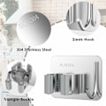 Miniatyrbilde 4 av 5: Mopholder, veggmontert kosteskaftholder 4 stk, veggmontert kost, justerbar mopholder, kosteskaftholder veggmontert, mopp- og kosteskaftholder-arrangør