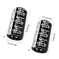 Miniatyrbillede 5 af 5: Generelle 80V10000UF Aluminium Elektrolyt Kondensatorer Bred Anvendelse Gennem-Hul Montering DIY Kondensatorer
