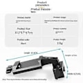 Miniatyrbilde 4 av 5: Kamerabrakett Vertikal Video Kamerafeste DSLR Feste for RS2 RS3 RS3 Mini RS3 Pro Tilbehør