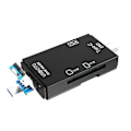 Miniatyrbilde 1 av 5: 6-i-1 USB 3.0 OTG Kortleser For Secure Digital/TF Kortlesere Splitter Adapter For Mobiltelefon Datamaskin - Svart