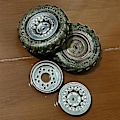 Miniatyrbilde 3 av 5: Metallperle Felg Hjulnav For 1/24 Fcx24 1/18 Mog Rc Crawler Bil S S Tilbehør, rød