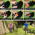Miniatyrbillede 3 af 5: Spole til strengtrimmer til Black and Decker strengtrimmere, 8 spole med trimmertråd med 2 spolecover og 2 fjedre