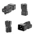 Miniatyrbillede 2 af 5: IEC320 C20 Han til Nema 6-15/20R Hun Adapter Kedelstik 3-ben Konnektorer