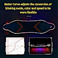 Miniatyrbild 4 av 5: ESK8 RGB Ljus Kontroller för Elektrisk Skateboard Kompatibel med /FSESC/Focbox LED Strip Kontroller