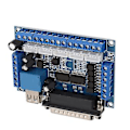 Miniatyrbild 2 av 5: 5-axlig Stegmotordrivrutins Interfacekort med Optokopplarisolering USB DB25-kabel Blå