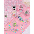 Miniatyrbild 4 av 5: Transparent nagelborr pärla förvaringslåda - 30 rutnät diamantbroderi arrangör