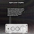 Miniatyrbillede 2 af 5: HiFi Lydforstærker MA12070 80Wx2 Bluetooth 5.0 Stereo Audio Effektforstærker til Hjemmebiograf Karaoke Forstærkning - Sort