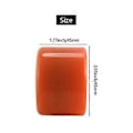 Miniatyrbillede 5 af 5: 4 stk. skateboardhjul elastisk PU slidstærk fleksibel holdbar 65x45 PU skateboardhjul sports orange