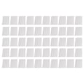 Miniatyrbillede 1 af 4: 50 stk. arkbeskyttere papirindbindingsomslag mat A5 20 huller PP-plast til præsentation hvid