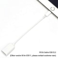 Pikkukuva 4 / 5: Otg-sovitin iPhonelle: 8-pin Lightning - USB-kaapeli - valkoinen