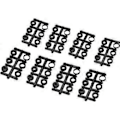 Miniatyrbilde 3 av 5: 4 Par Cw/ccw 6045 Propellere Blader For Rc Racing Drone Quadcopter Fly Uav Reservedeler Tilbehør Komponent Svart