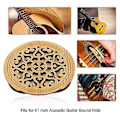 Miniatyrbild 5 av 5: Gitarr Ljudhål Lock B Gran För Eq Akustisk Folkgitarr