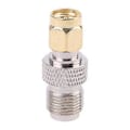 Miniatyrbilde 3 av 5: SMA Hunn Til Type F Hunn Plugg Rett RF Koaksial Adapter Kobling Konverter