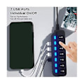Pikkukuva 4 / 5: Usb Hub 2.0 Usb Jakaja Hub Adapteri Usb Useita Portteja Adapteri S Lisätarvikkeilla